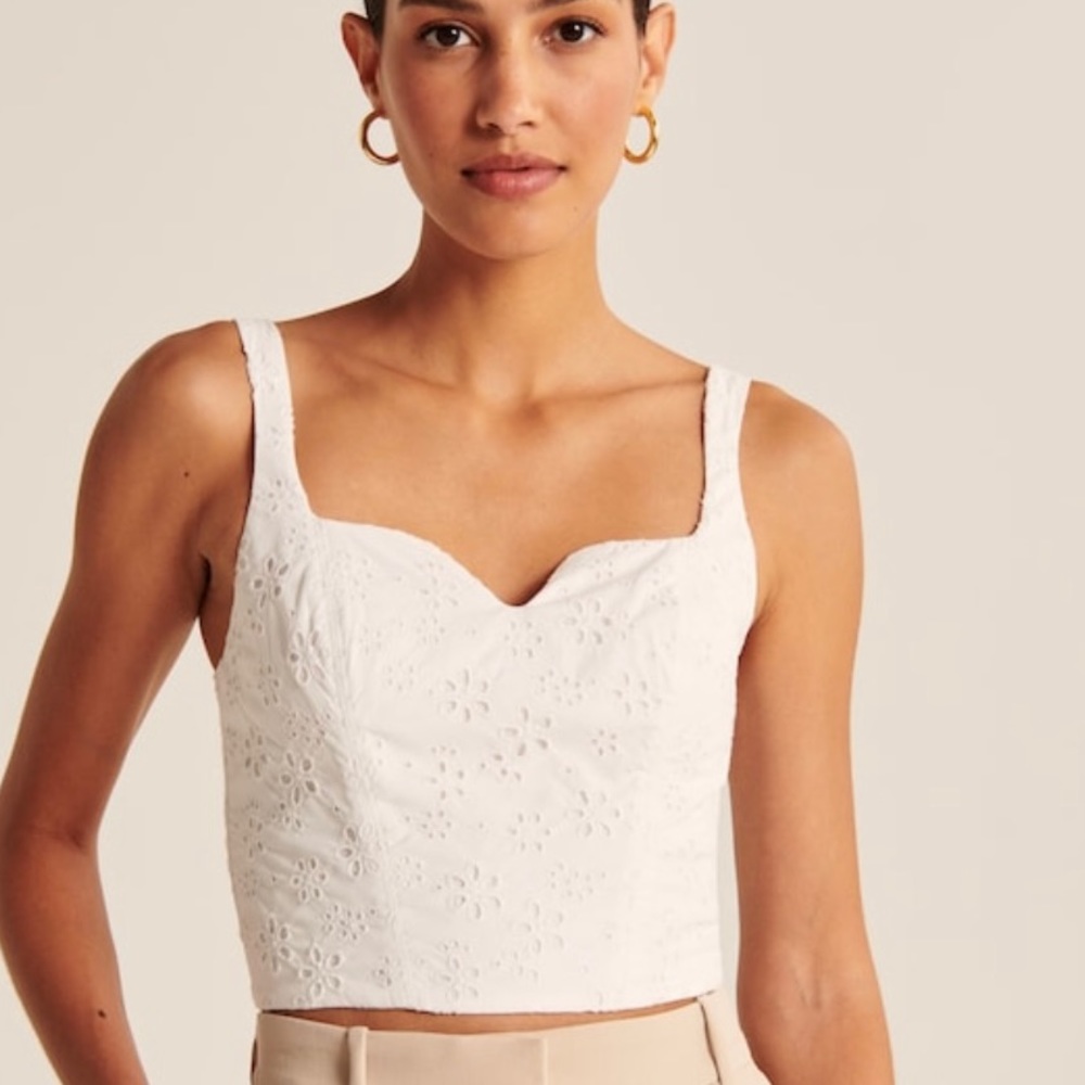 Abercrombie crop tank top